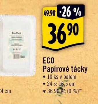 Albert ECO Papírové tácky nabídka