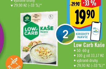 Albert Low Carb Kaše nabídka