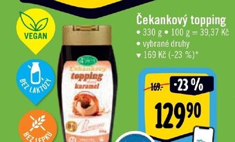 Albert Čekankový topping nabídka