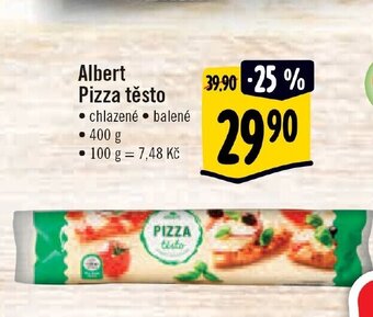 Albert Albert Pizza těsto nabídka