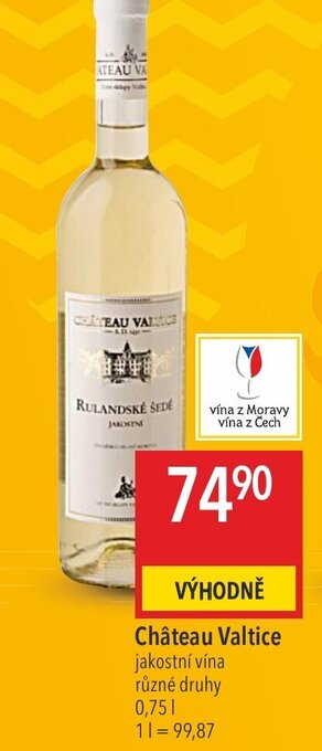 Globus Château Valtice nabídka