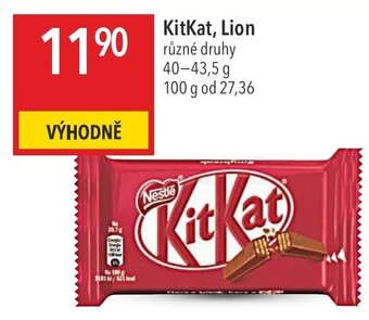 Globus KitKat, Lion nabídka