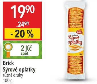 Globus Brick Sýrové oplatky nabídka