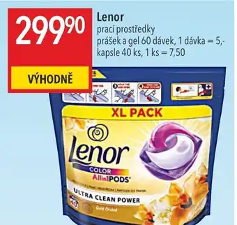 Globus Lenor prací prostředky nabídka