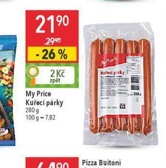 Globus Kuřecí párky nabídka