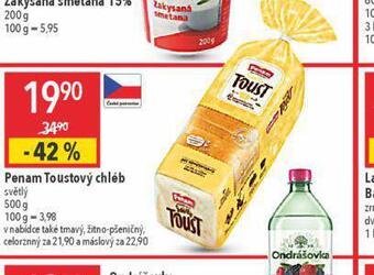 Globus Penam toustový chléb nabídka