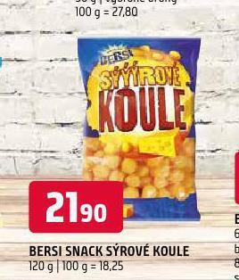 Terno Bersi snack sýrové koule nabídka