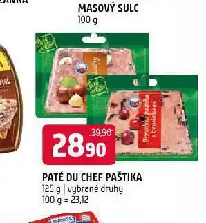 Terno Paté de chef paštika nabídka
