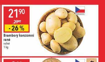 Globus Brambory konzumní rané nabídka
