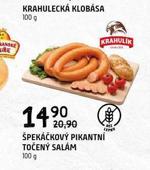 Terno Špekáčkový pikantní točený salám nabídka
