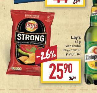 Billa Lay´s nabídka