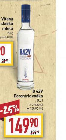 Billa B42v eccentric vodka nabídka
