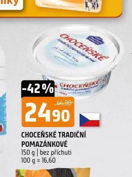 Terno Choceňské tradiční pomazánkové nabídka