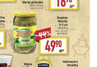 Billa Znojmia okurky 5-7 cm nabídka