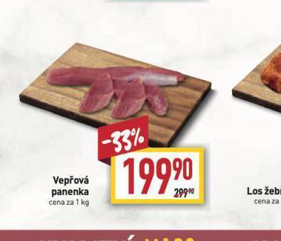 Billa Vepřová panenka nabídka