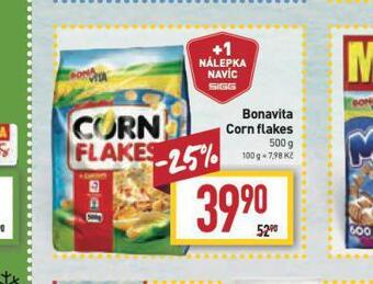 Billa Bonavita corn flakes nabídka