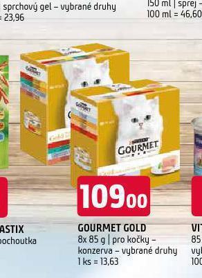 Terno Gourmet gold konzerva pro kočky nabídka