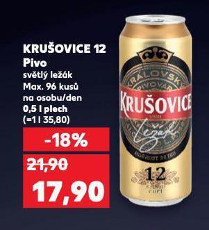 Kaufland Pivo krušovice nabídka