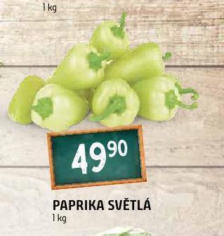 Terno Paprika světlá nabídka
