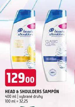 Terno Head&shoulders šampon nabídka