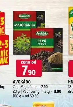 Terno Avokádo pepř černý mletý nabídka