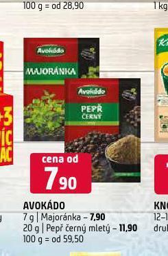 Terno Avokádo majoránka nabídka