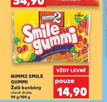 Kaufland Nimm2 smilegummi nabídka