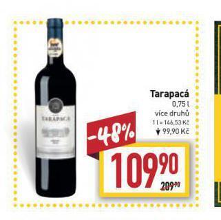 Billa Tarapacá nabídka