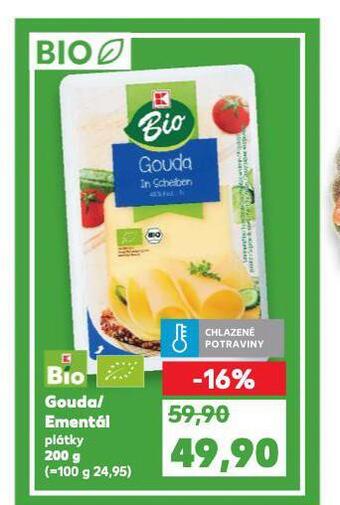 Kaufland Bio ementál nabídka