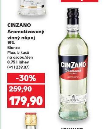 Kaufland Cinzano nabídka