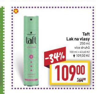 Billa Taft lak na vlasy nabídka