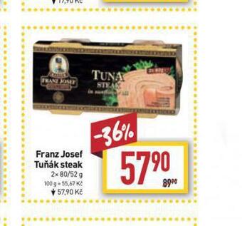 Billa Franz josef tuňák steak nabídka