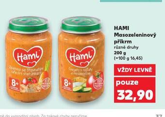Kaufland Hami masozeleninový příkrm nabídka