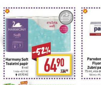 Billa Harmony soft toaletní papír nabídka