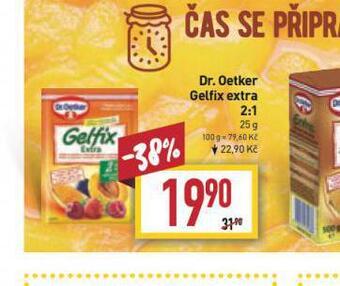 Billa Dr. oetker gelfix extra 2:1 nabídka
