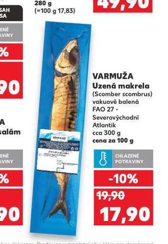 Kaufland Uzená makrela nabídka