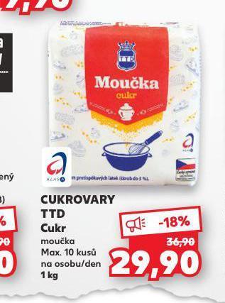 Kaufland Cukr moučka nabídka