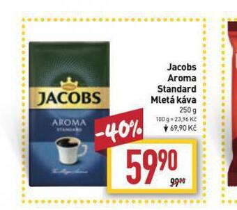Billa Jacobs aroma standard mletá káva nabídka