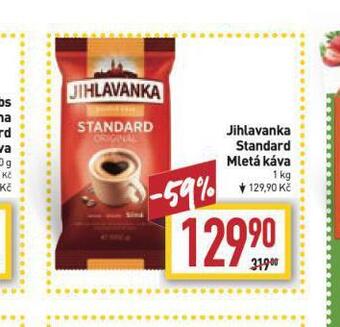 Billa Jihlavanka standard mletá káva nabídka