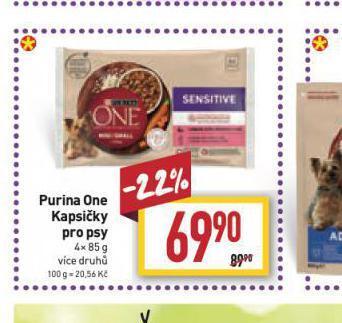 Billa Purina one kapsičky pro psy nabídka