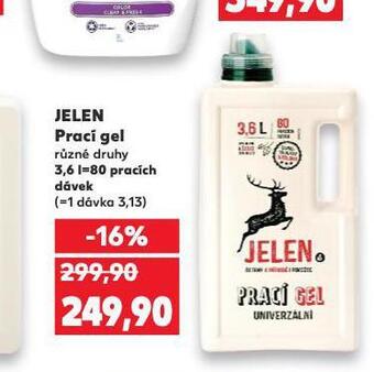 Kaufland Jelen prací gel nabídka