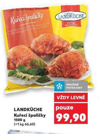 Kaufland Landkuche kuřecí špalíčky nabídka
