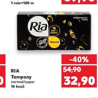 Kaufland Ria tampony nabídka