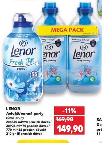 Kaufland Lenor aviváž nabídka
