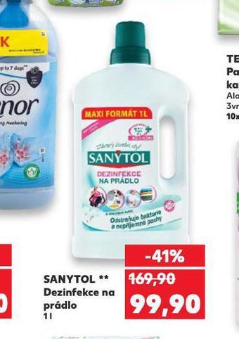Kaufland Sanytol dezinfekce na prádlo nabídka