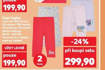 Kaufland Capri legíny nabídka