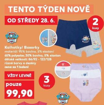 Kaufland Kalhotky nabídka