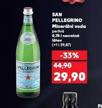 Kaufland San pellegrino minerální voda nabídka