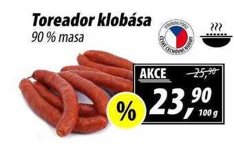 ZEMAN Toreador klobása, 100 g nabídka