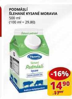 Podmáslí šlehané kysané moravia 500 ml